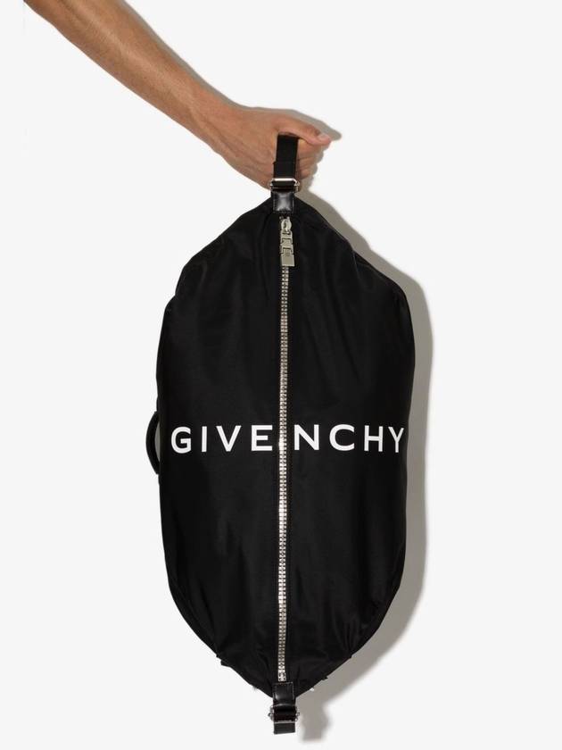 Logo Nylon Zippper Backpack - GIVENCHY - BALAAN 5