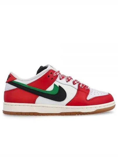 SB Dunk Low Pro Habibi Low Top Sneakers White Red - NIKE - BALAAN 2