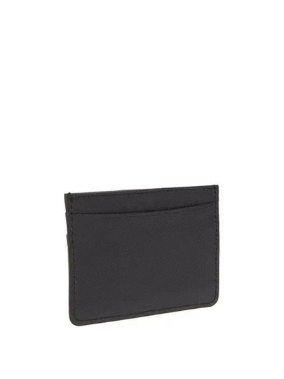 Andre Andre Logo Debossed Saffiano Leather Card Holder Wallet - A.P.C. - BALAAN 2