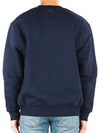 Small Heart Logo Sweatshirt Navy - AMI - BALAAN 3