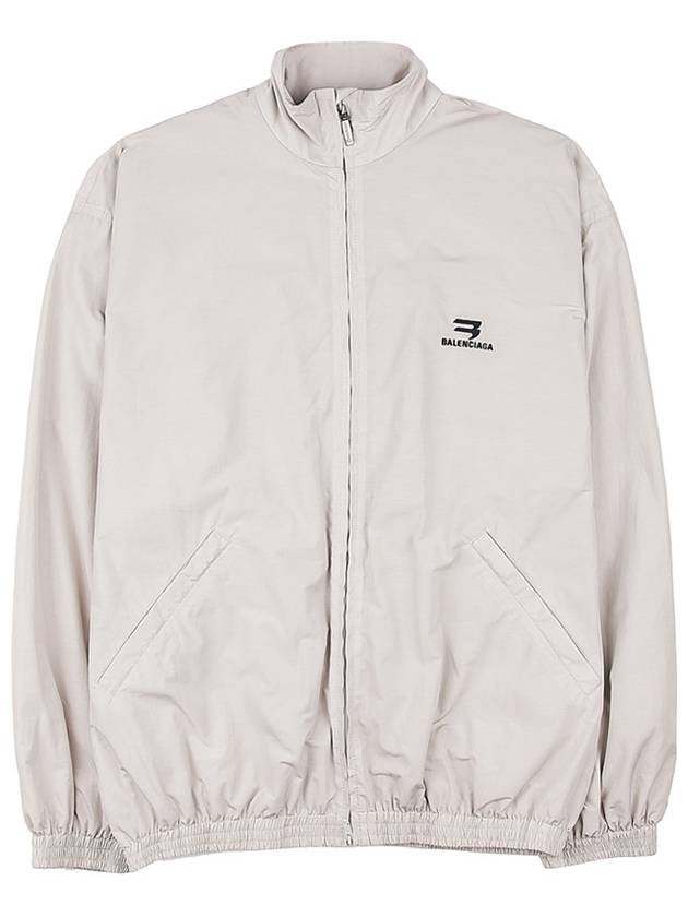 Logo Technical Track Jacket Beige - BALENCIAGA - BALAAN 2