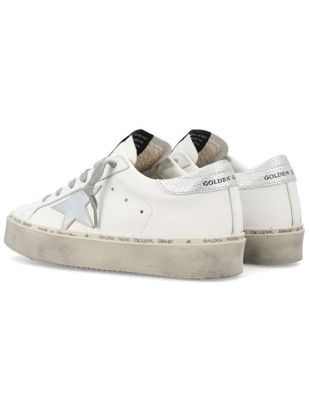 Hi Star White Metallic Silver Heel Tab Sneakers - GOLDEN GOOSE - BALAAN 5