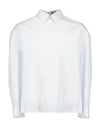 Couture Zipped Long Sleeve Shirt Blue - DIOR - BALAAN 3