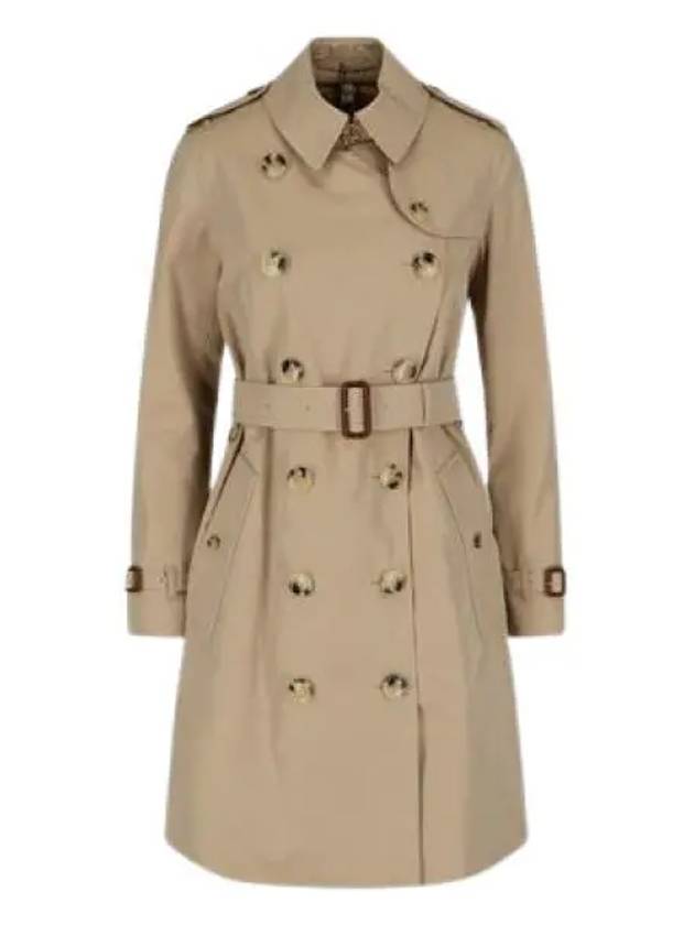 Women's Mid-Length Kensington Heritage Trench Coat Beige - BURBERRY - BALAAN 2