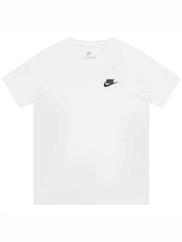 Junior Short Sleeve T Shirt NSW FZ5177 100 Domestic Product GQN124072398283 - NIKE - BALAAN 1