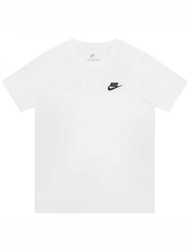 Junior Short Sleeve T Shirt NSW FZ5177 100 Domestic Product GQN124072398283 - NIKE - BALAAN 1