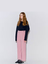 Button Point Wool Pintuck Wide Slacks Pink - OPENING SUNSHINE - BALAAN 3