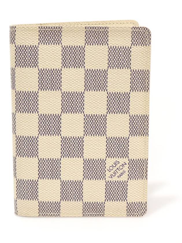 N60032 Damier Azur Canvas Passport Cover Wallet - LOUIS VUITTON - BALAAN 1