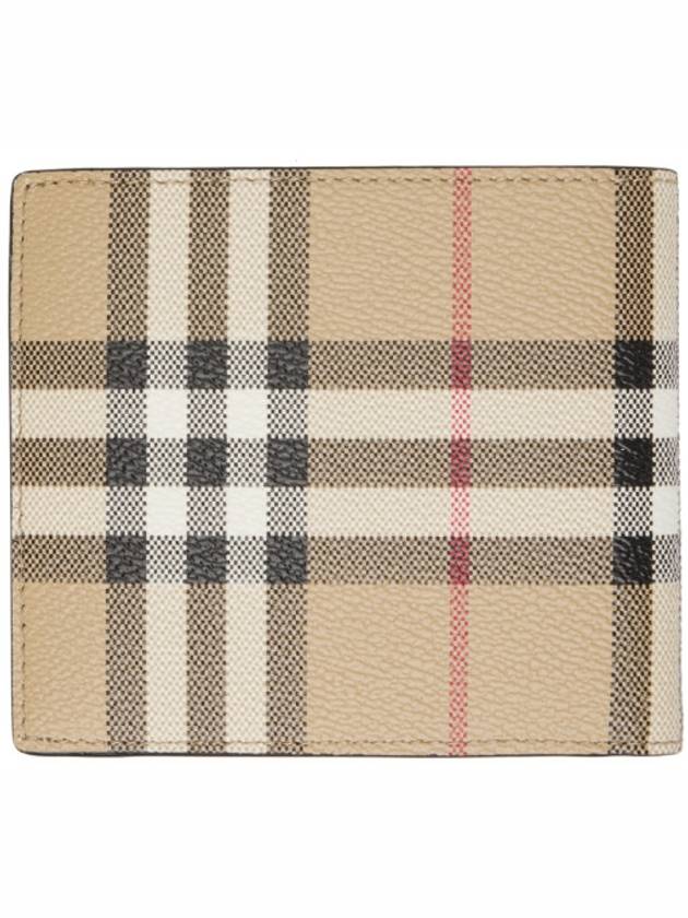 Vintage Check Coin Pocket Half Wallet Beige - BURBERRY - BALAAN 3