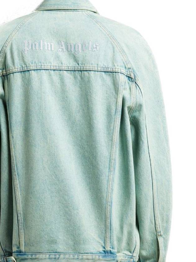 Overdyed Denim Jacket PMYE038S24DEN0015103 - PALM ANGELS - BALAAN 4