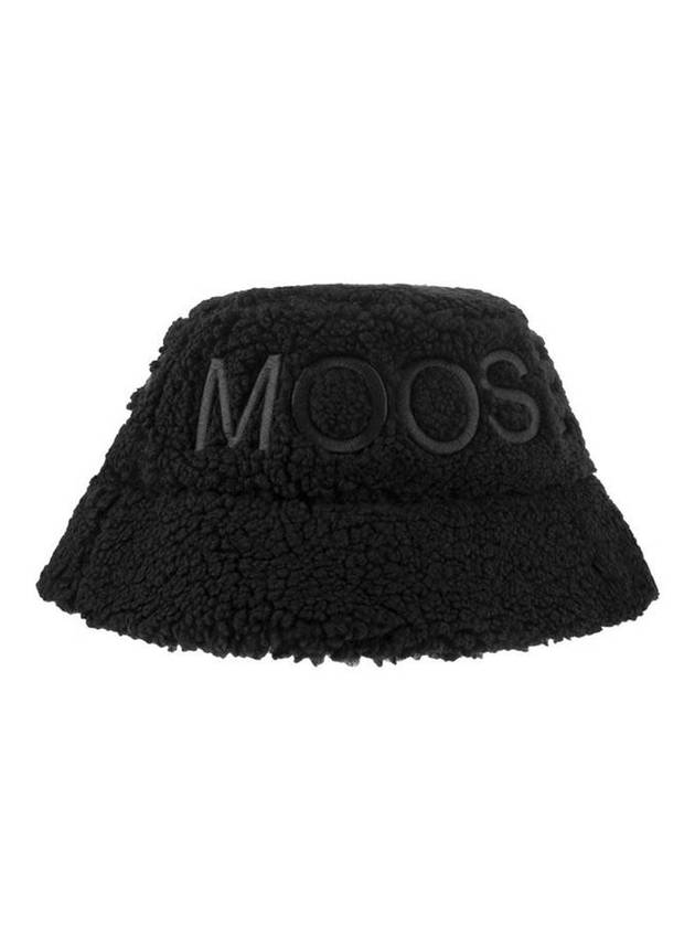 Cobble Embroidered Logo Bucket Hat Black - MOOSE KNUCKLES - BALAAN 1