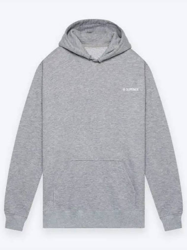 Bailey Basic Hooded Sweatshirt Gray - SUPENER - BALAAN 1