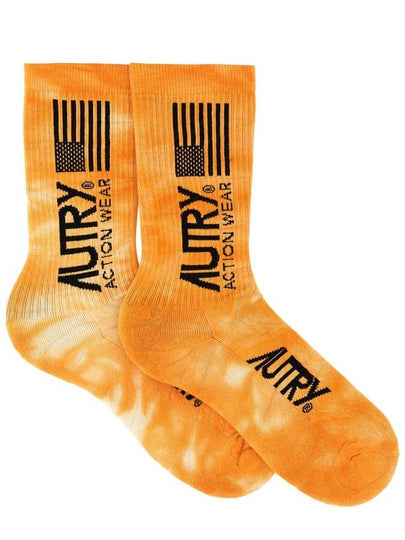 Matchpoint Tie Dye Socks Orange - AUTRY - BALAAN 2