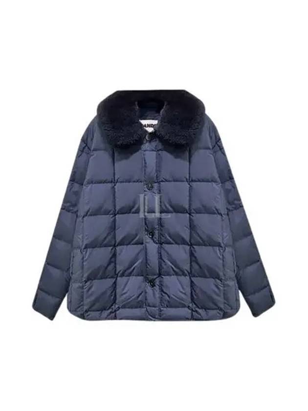 Men's Shearling Down Padded Navy - JIL SANDER - BALAAN 2