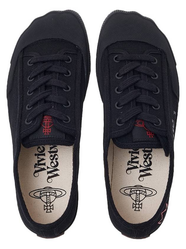 Animal Gym Low Top Sneakers Black - VIVIENNE WESTWOOD - BALAAN 7