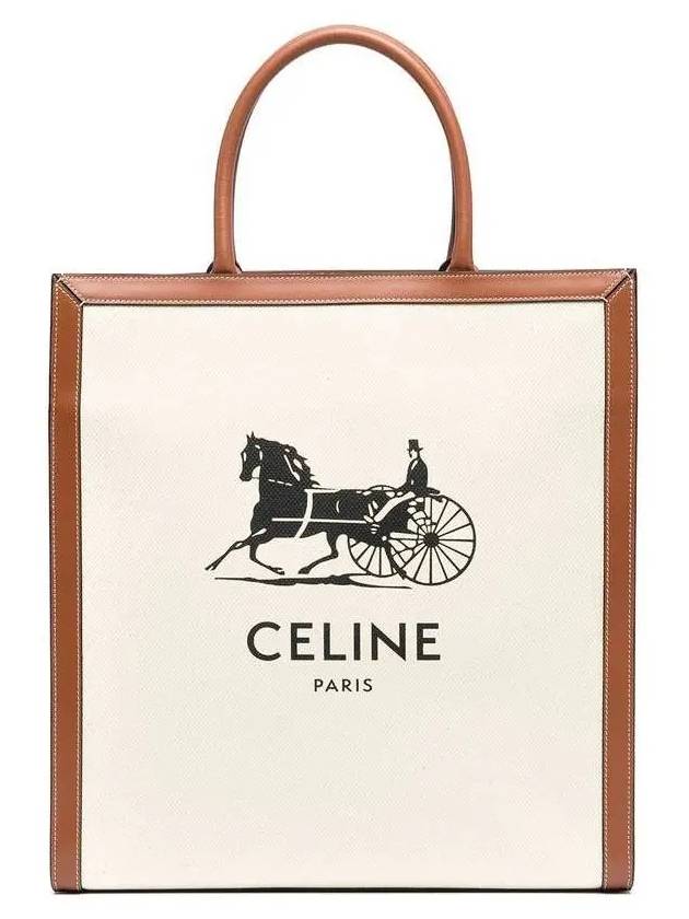 Sulky Logo Vertical Tote Bag Ivory - CELINE - BALAAN 2