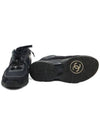 Women s Chanel G33745 Black Suede Calfskin CC Logo Cruise Sneakers 36 gt Gangbuk used luxury goods - CHANEL - BALAAN 7