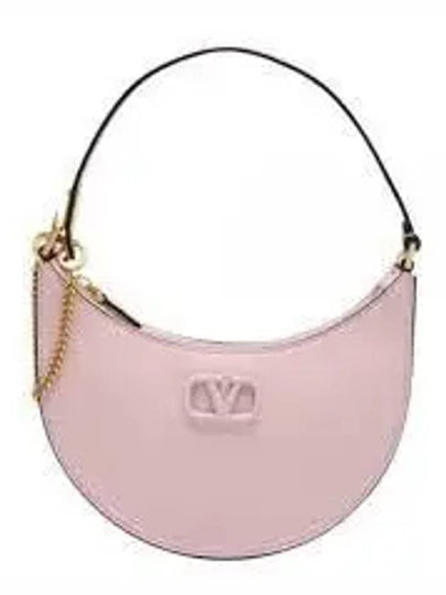 V Logo Classic Leather Chain Shoulder Bag Pink - VALENTINO - BALAAN 2