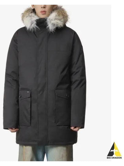 Yves Hooded Fur Padded Parka Black - NOBIS - BALAAN 2