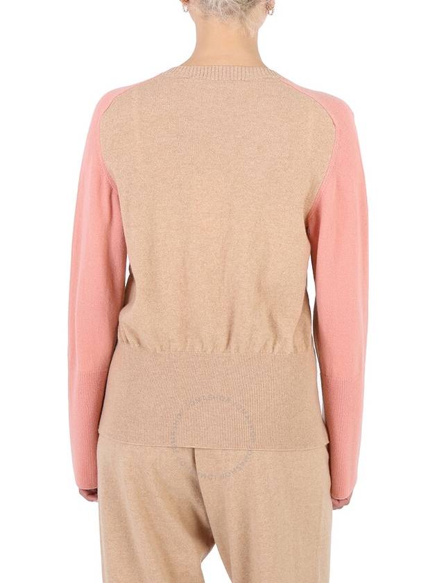 Stella Mccartney Soft Tonal Mix Logo-Strap Panelled Cardigan, Brand Size 38 (US Size 4) - STELLA MCCARTNEY - BALAAN 3