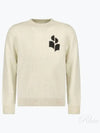 Men's Evans Logo Sweatshirt Light Grey - ISABEL MARANT - BALAAN 2