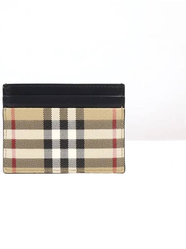 Vintage Check Card Wallet Beige - BURBERRY - BALAAN 2