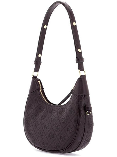 half-moon leather t monogram bag - TORY BURCH - BALAAN 2