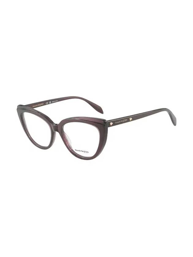 Glasses frame AM0253O 003 cat eye acetate women s - ALEXANDER MCQUEEN - BALAAN 4