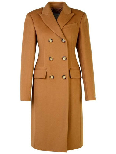 Sportmax 'Morgana' Beige Virgin Wool Coat - MAX MARA SPORTMAX - BALAAN 1