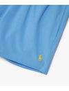 Men's Embroidered Yellow Logo Swim Shorts Blue - POLO RALPH LAUREN - BALAAN 3