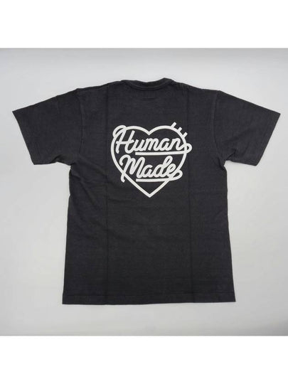 Black HumanMade Pocket T Shirt HM28CS031 - HUMAN MADE - BALAAN 2