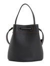 Mini Grainy Leather TB Bucket Bag Black - BURBERRY - BALAAN 4