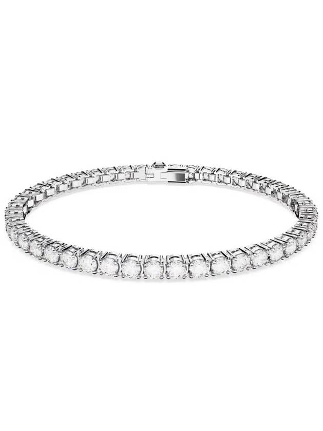 Matrix Tennis Round Cut Bracelet White - SWAROVSKI - BALAAN 2