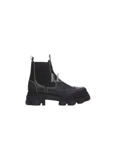 Low Stitch Chelsea Boots Black - GANNI - BALAAN 2