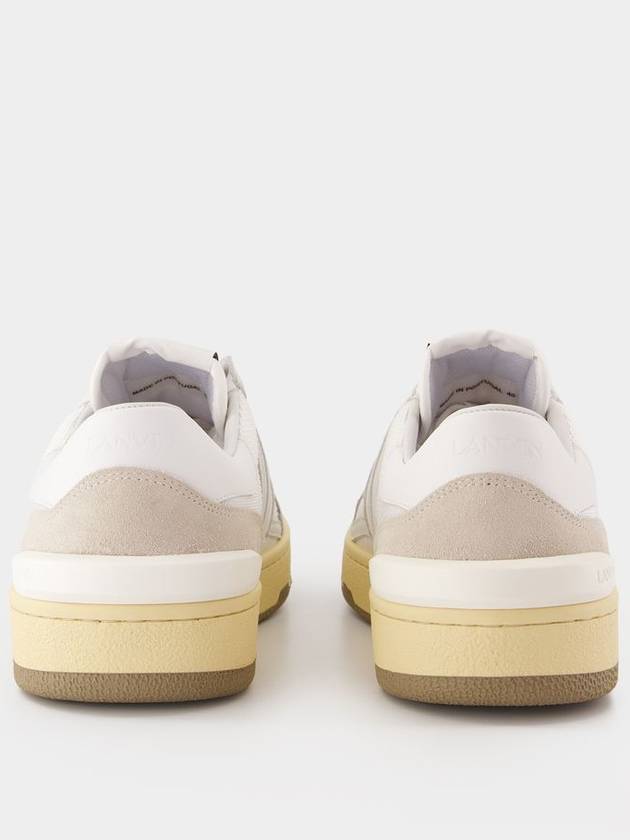 Clay Sneakers - Lanvin - Leather - White - LANVIN - BALAAN 3