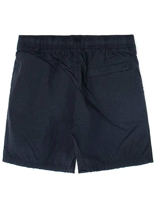 Men's Logo Patch Nylon Swim Shorts Navy - STONE ISLAND - BALAAN 3