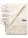 Jacquemus Reshap Caro Muffler Scarf White Unisex - JACQUEMUS - BALAAN 3