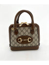 Horsebit 1955 Mini Top Handle Tote Bag Brown - GUCCI - BALAAN 6