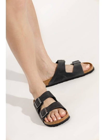 Birkenstock ‘Arizona BS’ Slides, Women's, Black - BIRKENSTOCK - BALAAN 2