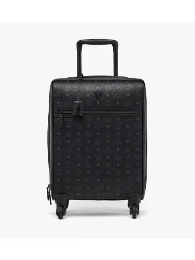 Suitcase With Wheels Unisex Black - MCM - BALAAN 2