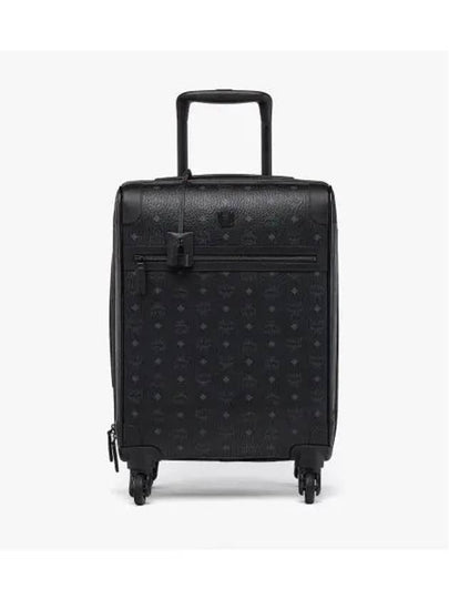 Suitcase With Wheels Unisex Black - MCM - BALAAN 2