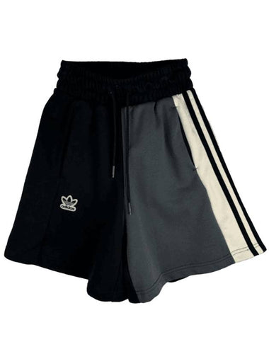 Patchwork Color Shorts Black - ADIDAS - BALAAN 1