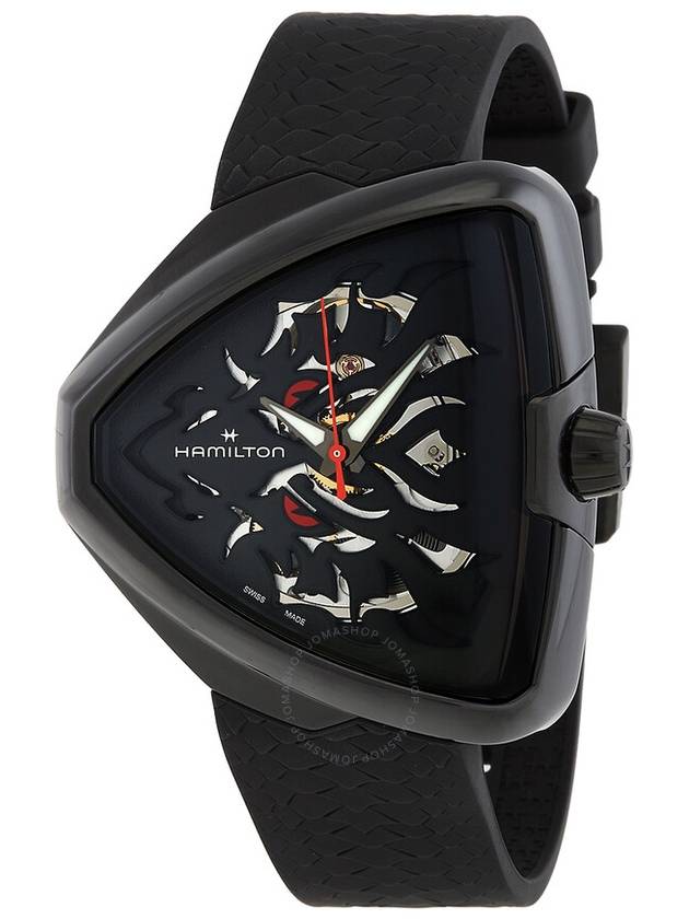 Hamilton Ventura Elvis80 Skeleton Dragon Automatic Black Dial Watch H24535332 - HAMILTON - BALAAN 1