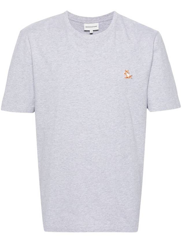 Maison Kitsuné Chillax Fox Patch Regular T-Shirt-Shirt Clothing - MAISON KITSUNE - BALAAN 1