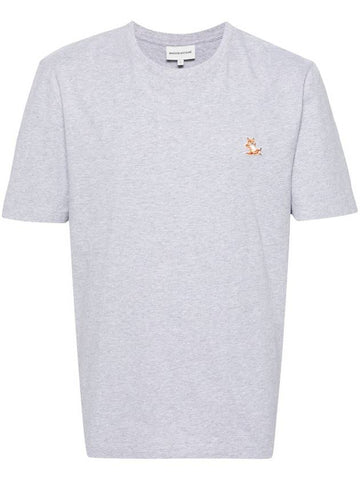 Maison Kitsuné Chillax Fox Patch Regular T-Shirt-Shirt Clothing - MAISON KITSUNE - BALAAN 1