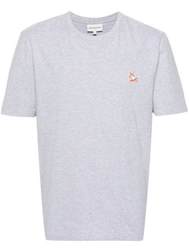 Maison Kitsuné Chillax Fox Patch Regular T-Shirt-Shirt Clothing - MAISON KITSUNE - BALAAN 1