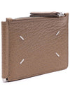 Stitch Leather Zipper Card Wallet Camel - MAISON MARGIELA - BALAAN 4