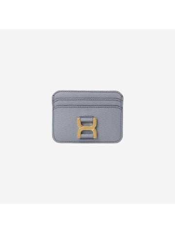 Marcie Leather Card Wallet Storm Blue - CHLOE - BALAAN 1