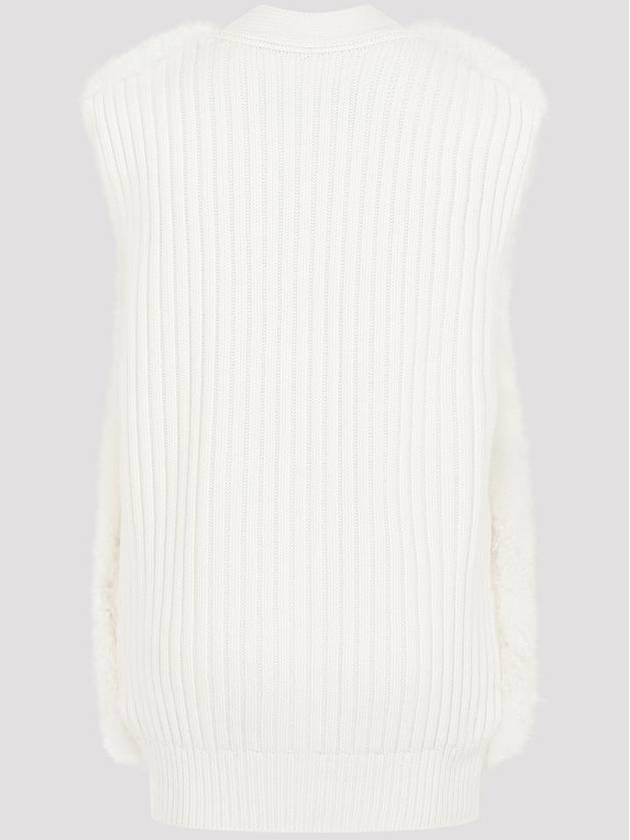 Cashmere Fur Vest Raffia - FABIANA FILIPPI - BALAAN 3