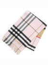 Contrast Check Cashmere Muffler - BURBERRY - BALAAN 2